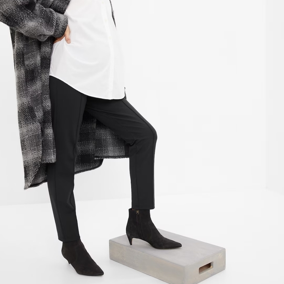 GAP Pants - Gap Maternity Full Panel Ponte Pants - Black - XS